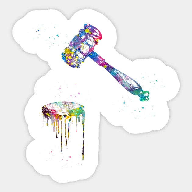 Gavel Sticker by erzebeth